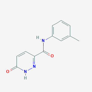 N-(3-methylphenyl)-6-oxo-1,6-dihydropyridazine-3-carboxamide