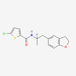 5-chloro-N-(1-(2,3-dihydrobenzofuran-5-yl)propan-2-yl)thiophene-2-carboxamide