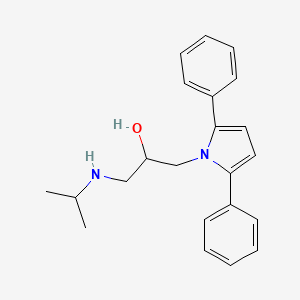 1-(2,5-diphenyl-1H-pyrrol-1-yl)-3-(propan-2-ylamino)propan-2-ol