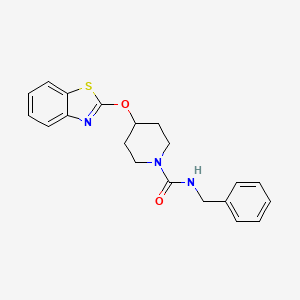 4-(benzo[d]thiazol-2-yloxy)-N-benzylpiperidine-1-carboxamide