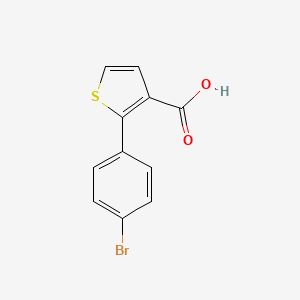 molecular formula C11H7BrO2S B2482066 2-(4-Bromophenyl)thiophene-3-carboxylic acid CAS No. 2111619-85-1