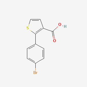 molecular formula C11H7BrO2S B2482066 2-(4-溴苯基)噻吩-3-羧酸 CAS No. 2111619-85-1