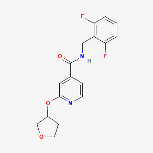 N-(2,6-difluorobenzyl)-2-((tetrahydrofuran-3-yl)oxy)isonicotinamide