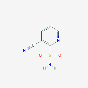 molecular formula C6H5N3O2S B2482112 3-Cyanopyridine-2-sulfonamide CAS No. 1251270-74-2