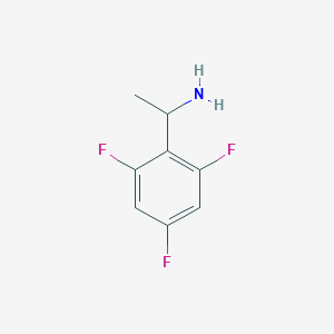 molecular formula C8H8F3N B2482116 1-(2,4,6-Trifluorophenyl)ethanamine CAS No. 1021016-20-5