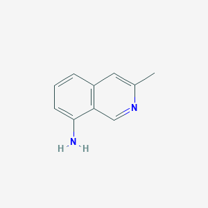 molecular formula C10H10N2 B2482122 3-Methylisoquinolin-8-amine CAS No. 80066-65-5