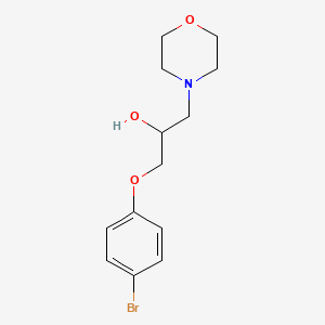 molecular formula C13H18BrNO3 B2482123 1-(4-Bromophenoxy)-3-morpholinopropan-2-ol CAS No. 5610-10-6