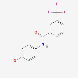 molecular formula C15H12F3NO2 B2482206 N-(4-甲氧基苯基)-3-(三氟甲基)苯甲酰胺 CAS No. 724431-22-5