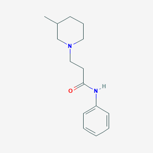 3-(3-methylpiperidin-1-yl)-N-phenylpropanamide