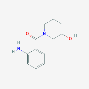 molecular formula C12H16N2O2 B2482309 1-(2-Aminobenzoyl)piperidin-3-ol CAS No. 926191-46-0