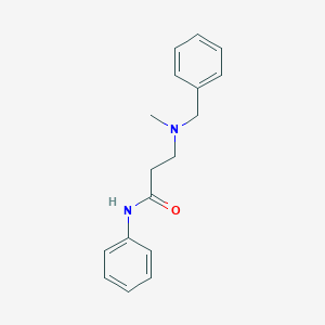 molecular formula C17H20N2O B248231 3-[benzyl(methyl)amino]-N-phenylpropanamide 