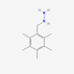 molecular formula C12H20N2 B2482326 Pentamethylphenylmethyl-hydrazine CAS No. 887596-03-4