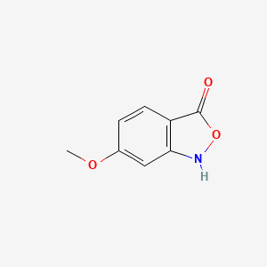 molecular formula C8H7NO3 B2482366 6-Methoxybenzo[C]isoxazol-3(1H)-one CAS No. 1260837-02-2