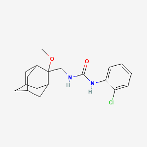 1-(2-chlorophenyl)-3-(((1R,3S,5r,7r)-2-methoxyadamantan-2-yl)methyl)urea