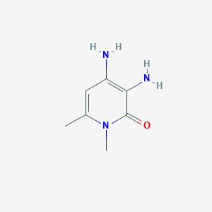 molecular formula C7H11N3O B2482467 3,4-Diamino-1,6-dimethyl-1,2-dihydropyridin-2-one CAS No. 4967-08-2