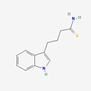 molecular formula C12H14N2S B2482468 4-(1H-indol-3-yl)butanethioamide CAS No. 59108-93-9