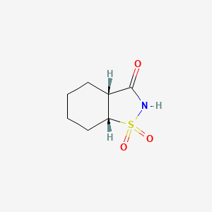 (3aR,7aR)-1,1-dioxo-3a,4,5,6,7,7a-hexahydro-1,2-benzothiazol-3-one