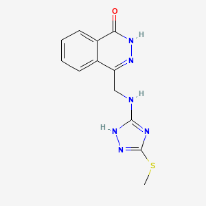 4-({[5-(methylsulfanyl)-1H-1,2,4-triazol-3-yl]amino}methyl)-1(2H)-phthalazinone