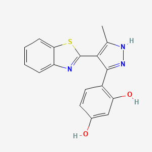 molecular formula C17H13N3O2S B2482523 IFLab1_000918 CAS No. 304889-61-0