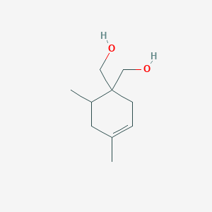 molecular formula C10H18O2 B2482540 [1-(Hydroxymethyl)-4,6-dimethylcyclohex-3-en-1-yl]methanol CAS No. 216450-34-9