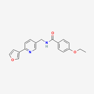 4-ethoxy-N-((6-(furan-3-yl)pyridin-3-yl)methyl)benzamide