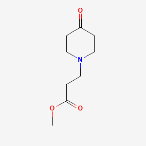 molecular formula C9H15NO3 B2482583 甲基3-(4-氧代哌啶-1-基)丙酸酯 CAS No. 190515-96-9