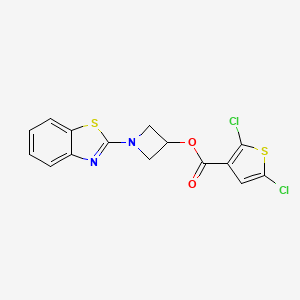 1-(Benzo[d]thiazol-2-yl)azetidin-3-yl 2,5-dichlorothiophene-3-carboxylate