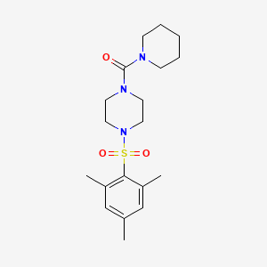 1-(Mesitylsulfonyl)-4-(1-piperidinylcarbonyl)piperazine