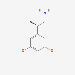 (2S)-2-(3,5-Dimethoxyphenyl)propan-1-amine