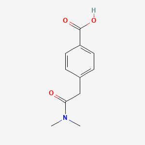 molecular formula C11H13NO3 B2482645 4-[(Dimethylcarbamoyl)methyl]benzoesäure CAS No. 148613-31-4