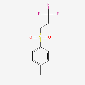 molecular formula C10H11F3O2S B2482708 1-Methyl-4-(3,3,3-trifluoropropylsulfonyl)benzene CAS No. 1363862-73-0