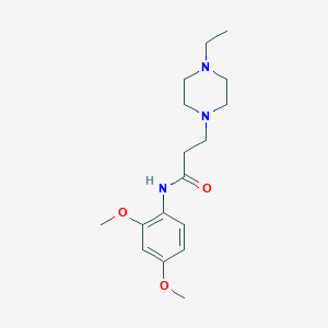 N-(2,4-dimethoxyphenyl)-3-(4-ethyl-1-piperazinyl)propanamide