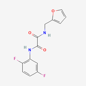 N'-(2,5-difluorophenyl)-N-(furan-2-ylmethyl)oxamide