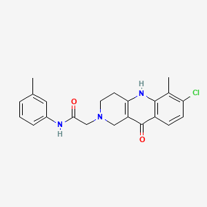 4-benzyl-1-[1-(4-ethylbenzoyl)-4,5-dihydro-1H-imidazol-2-yl]piperidine