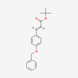 molecular formula C20H22O3 B2482766 4-(Benzyloxy)cinnamic acid tert-butyl ester CAS No. 691905-29-0