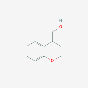 molecular formula C10H12O2 B2482767 3,4-dihydro-2H-1-benzopyran-4-ylmethanol CAS No. 33313-82-5