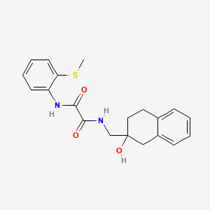 molecular formula C20H22N2O3S B2482843 N1-((2-hydroxy-1,2,3,4-tetrahydronaphthalen-2-yl)methyl)-N2-(2-(methylthio)phenyl)oxalamide CAS No. 1421457-83-1