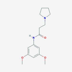 N-(3,5-dimethoxyphenyl)-3-(1-pyrrolidinyl)propanamide