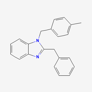 molecular formula C22H20N2 B2482875 2-benzyl-1-(4-methylbenzyl)-1H-benzimidazole CAS No. 379712-31-9