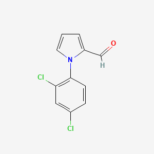 molecular formula C11H7Cl2NO B2482911 1-(2,4-dichlorophenyl)-1H-pyrrole-2-carbaldehyde CAS No. 156496-73-0