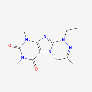 1-Ethyl-3,7,9-trimethyl-4H-purino[8,7-c][1,2,4]triazine-6,8-dione