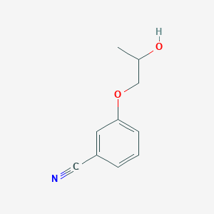 molecular formula C10H11NO2 B2482962 3-(2-Hydroxypropoxy)benzonitrile CAS No. 1178176-69-6