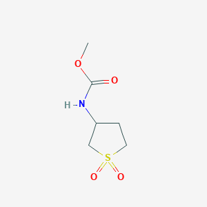 molecular formula C6H11NO4S B2483003 methyl N-(1,1-dioxothiolan-3-yl)carbamate CAS No. 24373-67-9