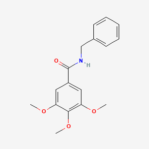 molecular formula C17H19NO4 B2483005 N-苄基-3,4,5-三甲氧基苯甲酰胺 CAS No. 3940-84-9