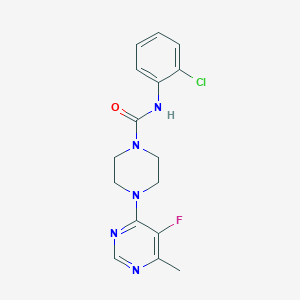 N-(2-Chlorophenyl)-4-(5-fluoro-6-methylpyrimidin-4-yl)piperazine-1-carboxamide