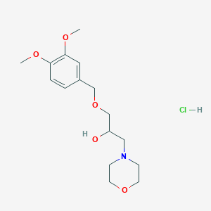1-((3,4-Dimethoxybenzyl)oxy)-3-morpholinopropan-2-ol hydrochloride