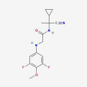 N-(1-cyano-1-cyclopropylethyl)-2-[(3,5-difluoro-4-methoxyphenyl)amino]acetamide