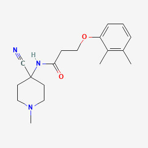 N-(4-cyano-1-methylpiperidin-4-yl)-3-(2,3-dimethylphenoxy)propanamide