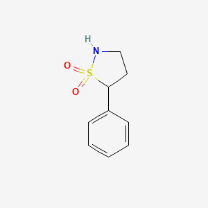 5-Phenyl-1lambda6,2-thiazolidine-1,1-dione