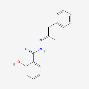 molecular formula C16H16N2O2 B2483099 2-hydroxy-N'-[(2E)-1-phenylpropan-2-ylidene]benzohydrazide CAS No. 3583-71-9